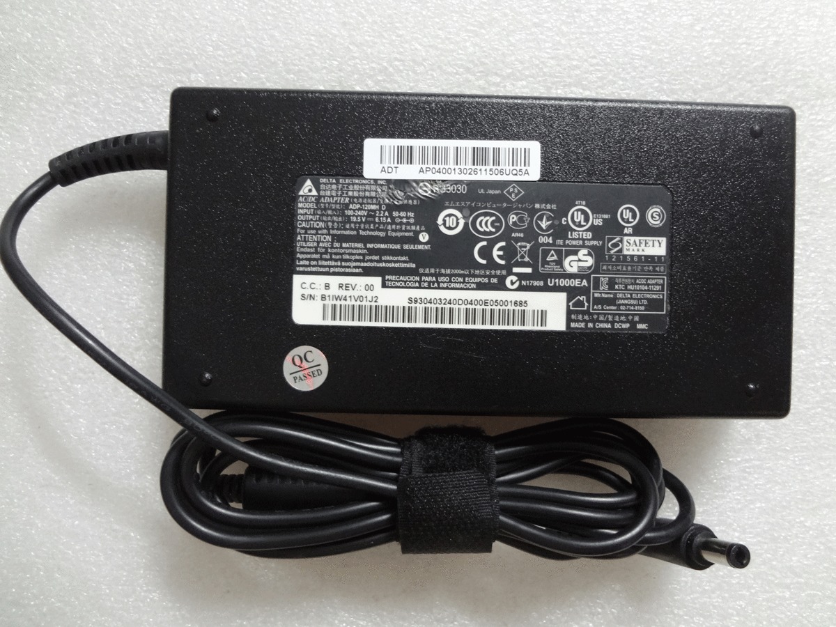 120w MSI Chicony A12-120P1A A120A007L Netzteil 120w MSI Chicony A12-120P1A A120A007L Netzteil